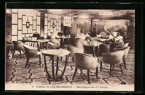 AK Intérieur de l`Ile-de-France, Bibliothèque des 1res Classes