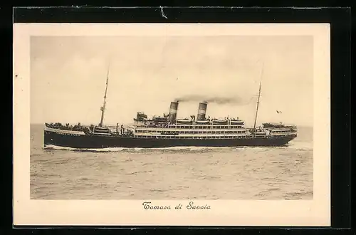 AK Dampfer Tomaso di Savoia