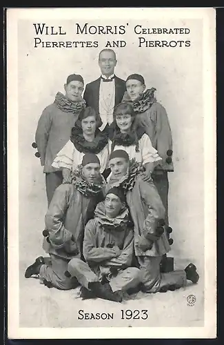 AK Variete-Truppe Will Morris` Pierrettes and Pierrots, 1923