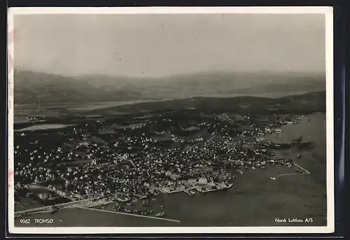 AK Tromso, Fliegeraufnahme der Ortschaft