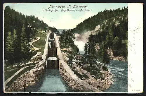 AK Vrangfos /Telemarken, Bandakkanalen, Vrangfos Sluser
