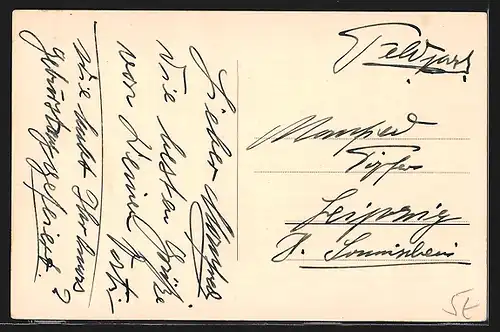 Künstler-AK Oie, Norangsfjord, Panorama