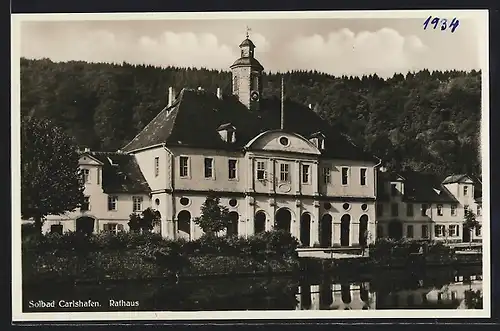 AK Carlshafen, Rathaus vor der Weser