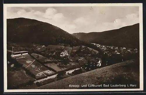 AK Bad Lauterberg i. Harz, Ortsansicht von oben