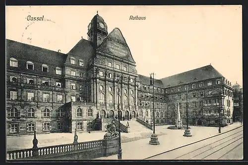 AK Kassel, Blick auf das Rathaus