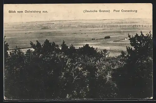 AK Cranenburg / Niederrhein, Blick vom Duivelsberg aus