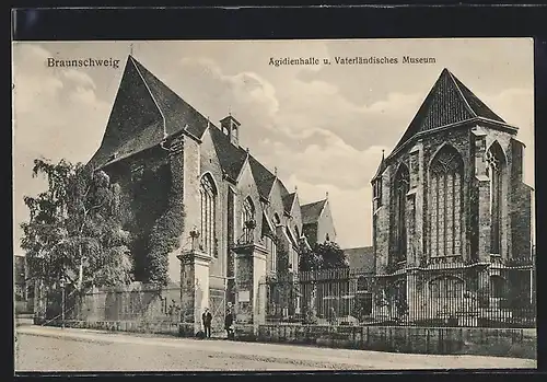 AK Braunschweig, Agidienhalle und Vaterländisches Museum