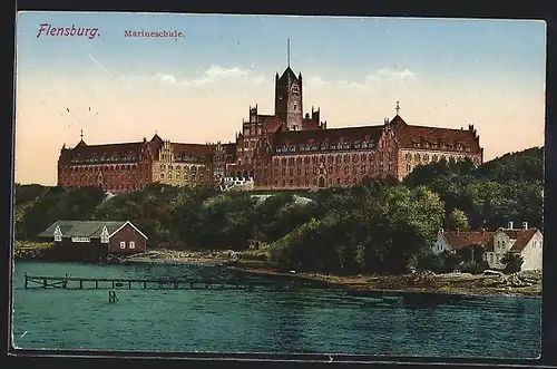 AK Flensburg, Marineschule am Wasser