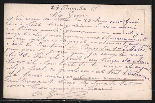 AK Saarbrücken, Totalansicht der Stadt