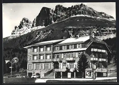 AK Karerpass, Hotel Savoy in der Dolomitenstrasse