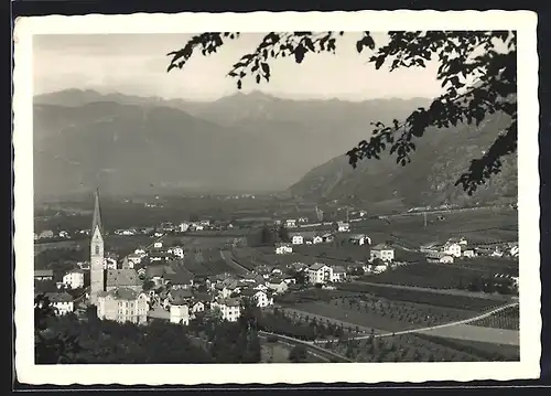 AK Terlan, Ortsansicht mit Kirche