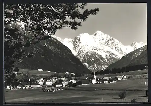 AK Niederrasen /Pustertal, Ortsansicht gegen Hochgall