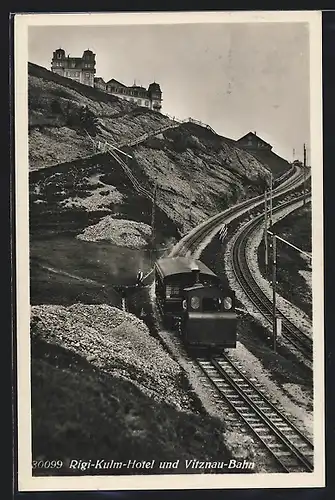 AK Rigi, Rigi-Kulm-Hotel und Vitznau-Bahn, Bergbahn