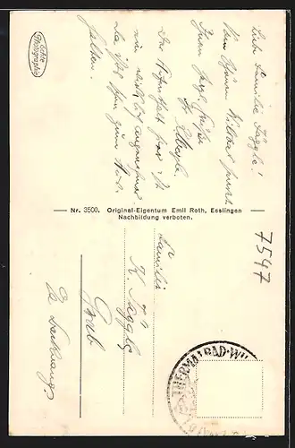 AK Wildbad /Württbg. Schwarzwald, Bergbahn auf dem Hang