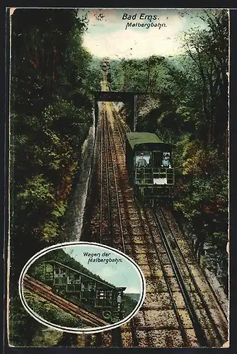 AK Bad Ems, Wagen der Malbergbahn