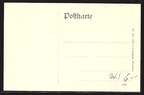 AK Wiesbaden, Nerobergbahn mit Lokführer