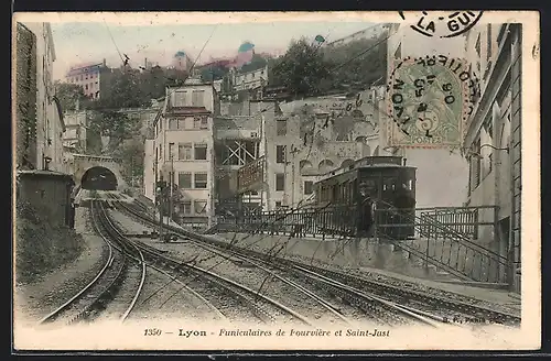 AK Lyon, Funiculaires de Fourvière et Saint-Just