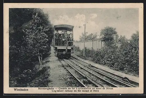 AK Wiesbaden, Nerobergbahn, Bergbahn