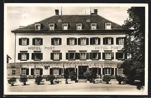 AK Heiligenberg /Baden, Hotel Post Heiligenberg