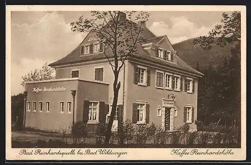 AK Bad Reinhardsquelle bei Bad Wildungen, Cafe Reinhardshöhe