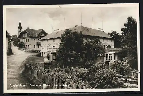 AK Altglashütten, Gasthof und Pension Hirschen-Löwen