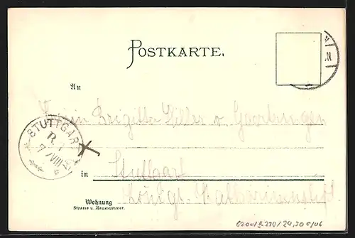 Lithographie Wiesbaden, Neroberg, Hotel-Restaurant u. Weinhandlung Gebr. Krell, Weinberg und Drahtseilbahn