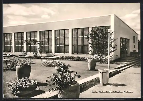 AK Berlin, Walter-Ulbricht-Stadion, Klubhaus, Chausseestrasse