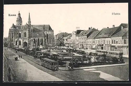 AK Kassa, Föutca, Strassenbahn