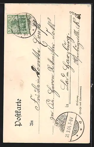 AK Berlin, Strassenbahn auf der Leipzigerstrasse mit Geschäften