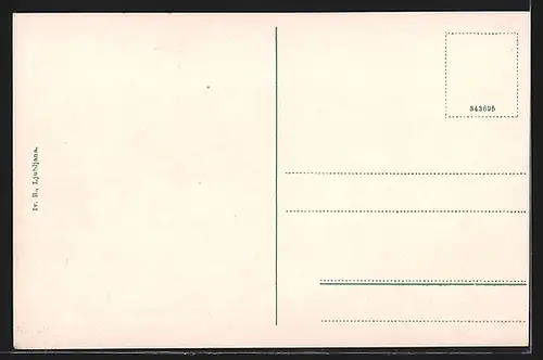 AK Ljubljana / Laibach, Marijin trg., Strassenbahn