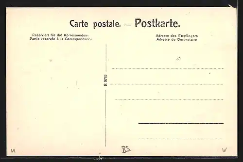 AK Basel, Barfüsserplatz mit Friseursalon und Strassenbahn