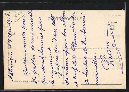 AK Salonique, Le quai, Strassenbahn