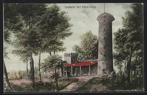 AK Bückeburg, Partie am Idaturm
