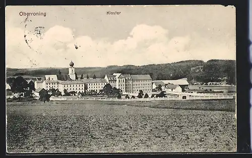 AK Oberroning, Fernblick zum Kloster