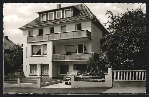 AK Bad Pyrmont, Haus am Felsenkeller, Inh. Borrmann