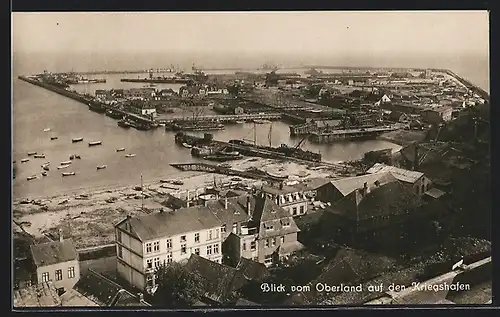 AK Helgoland, Blick auf Kriegshafen