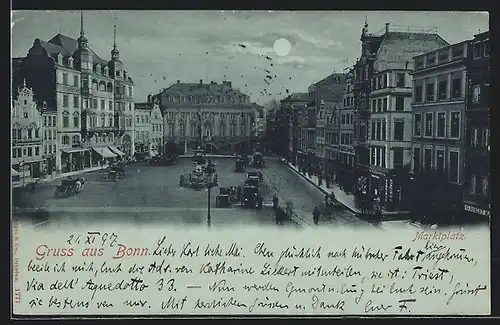 AK Bonn, Marktplatz