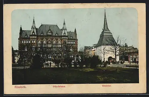 AK Rostock, Ständehaus und Steintor