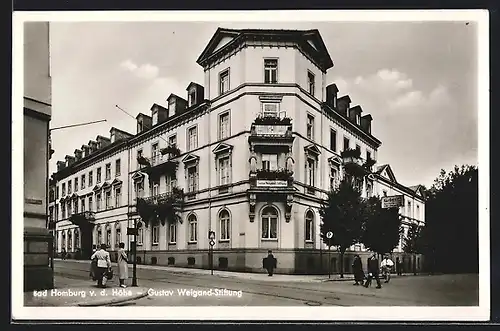 AK Bad Homburg v. d. Höhe, an der Gustav Weigand-Stiftung