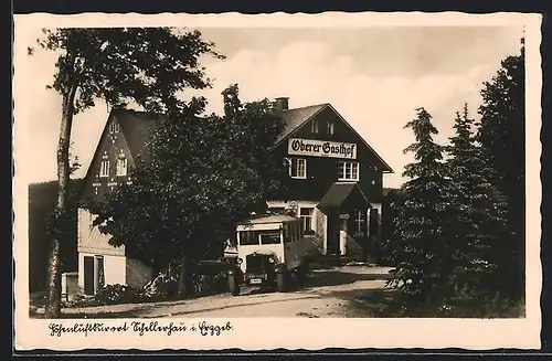 AK Schellerhau i. Erzgeb., Oberer Gasthof Alfred Tümmel