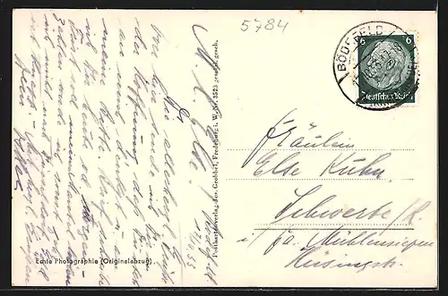 AK Bödefeld / Sauerland, Gesamtansicht aus der Vogelschau