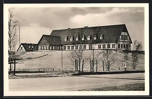 AK Siegburg, Blick auf das Gasthaus zur alte Poststrasse