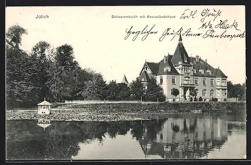 AK Jülich, Schwemmteich mit Kreisständehaus