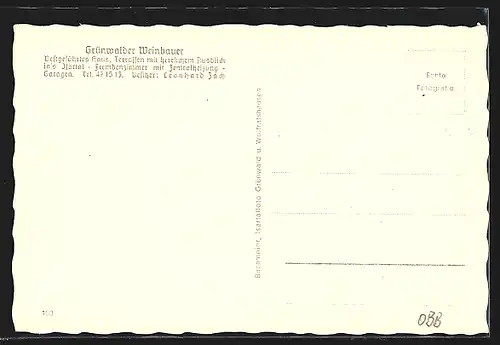 AK Grünwald / Isartal, Gasthaus zum Grünwalder Weinbauer