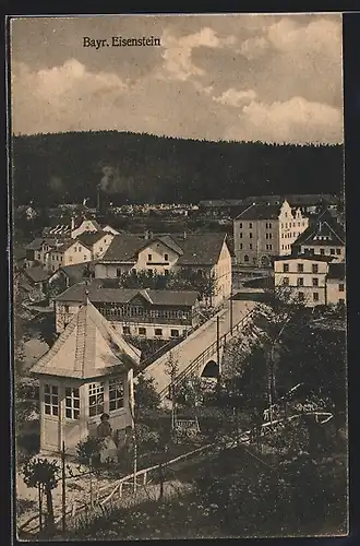 AK Bayerisch Eisenstein, Ortsansicht
