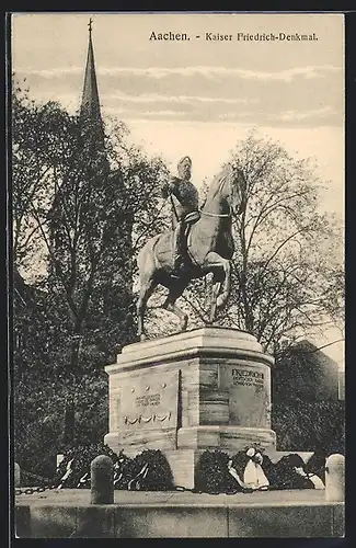 AK Aachen, Kaiser Friedrich-Denkmal