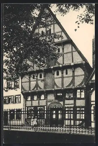 AK Herford, Altes Haus i.d. Brüdenstr.