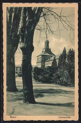 AK Bonn, Blick über die Wiese auf die Universität