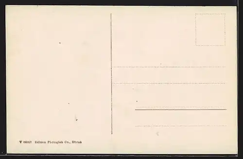 AK Reichenau, Ortsansicht am Fluss