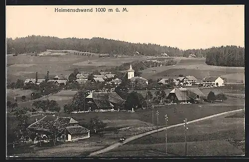 AK Heimenschwand, Totalansicht mit Kirche